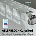 ALLERBLOCK Caloriferi - Filtro Universale Elettrostatico ad Alta Efficienza  per  Caloriferi